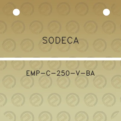 sodeca-emp-c-250-v-ba