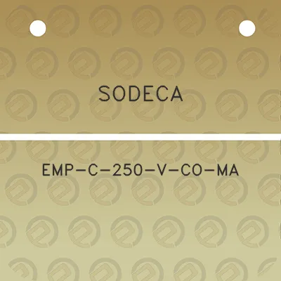 sodeca-emp-c-250-v-co-ma