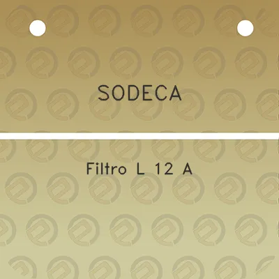 sodeca-filtro-l-12-a