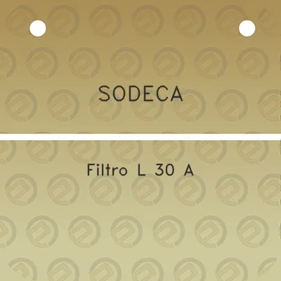 sodeca-filtro-l-30-a