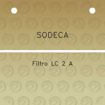 sodeca-filtro-lc-2-a