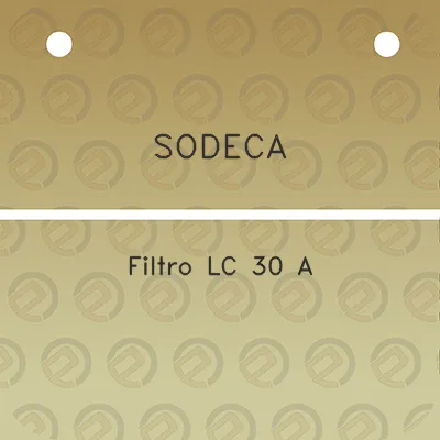 sodeca-filtro-lc-30-a