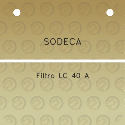 sodeca-filtro-lc-40-a