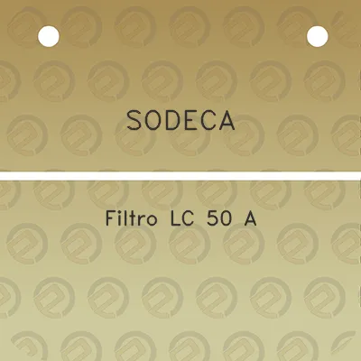 sodeca-filtro-lc-50-a