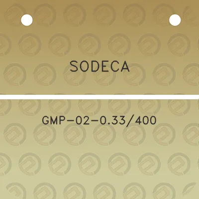 sodeca-gmp-02-033400