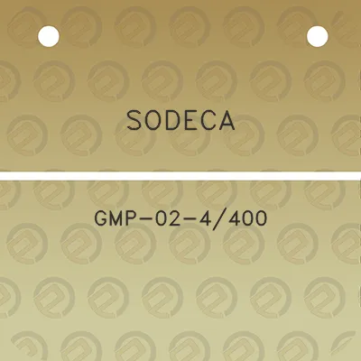 sodeca-gmp-02-4400