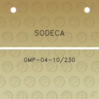 sodeca-gmp-04-10230