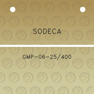 sodeca-gmp-06-25400