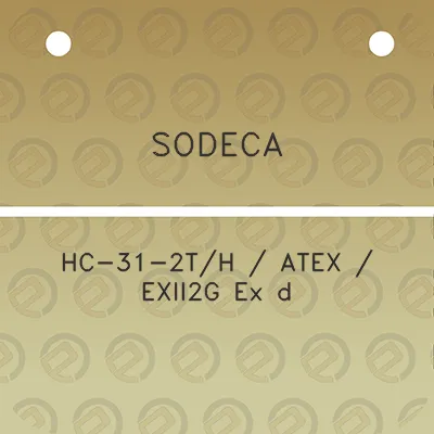 sodeca-hc-31-2th-atex-exii2g-ex-d