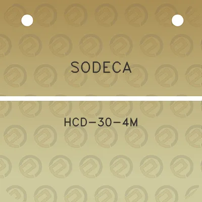 sodeca-hcd-30-4m