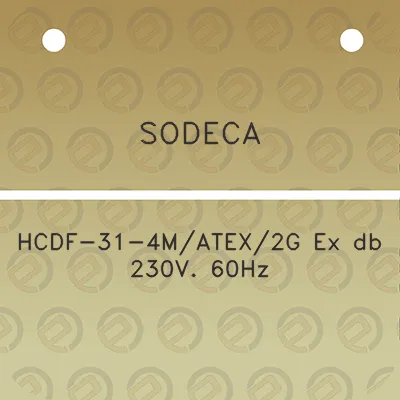 sodeca-hcdf-31-4matex2g-ex-db-230v-60hz