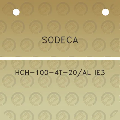 sodeca-hch-100-4t-20al-ie3