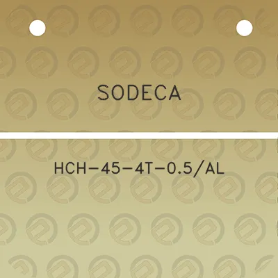 sodeca-hch-45-4t-05al