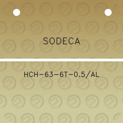 sodeca-hch-63-6t-05al