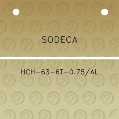 sodeca-hch-63-6t-075al