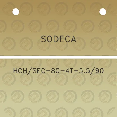 sodeca-hchsec-80-4t-5590