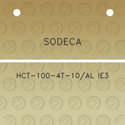 sodeca-hct-100-4t-10al-ie3