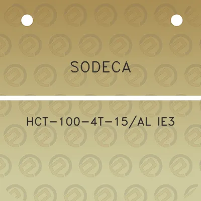 sodeca-hct-100-4t-15al-ie3