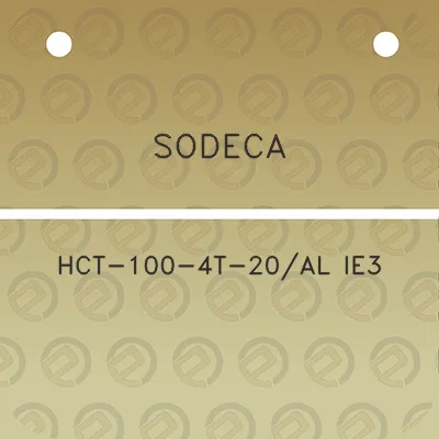 sodeca-hct-100-4t-20al-ie3