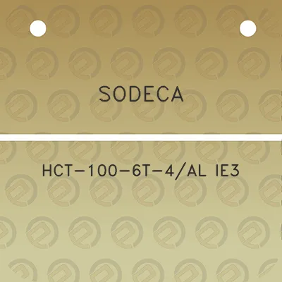 sodeca-hct-100-6t-4al-ie3