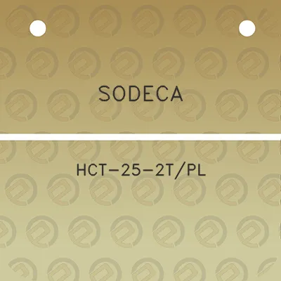 sodeca-hct-25-2tpl