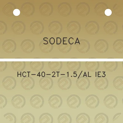 sodeca-hct-40-2t-15al-ie3