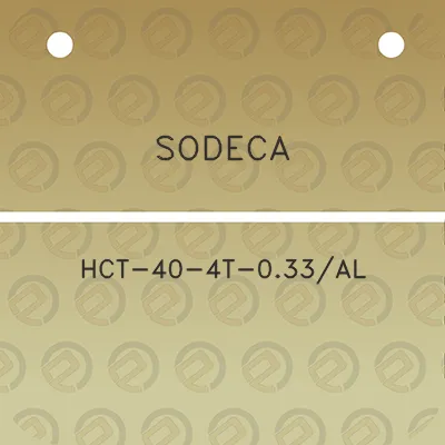 sodeca-hct-40-4t-033al