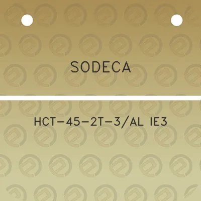 sodeca-hct-45-2t-3al-ie3