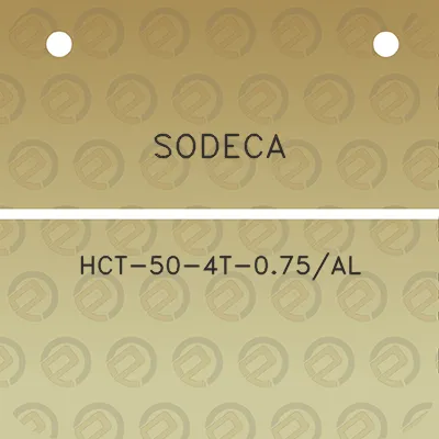 sodeca-hct-50-4t-075al