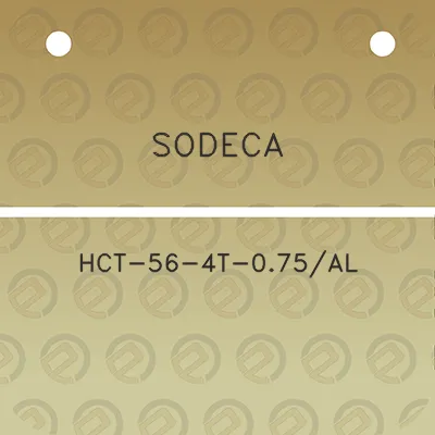 sodeca-hct-56-4t-075al