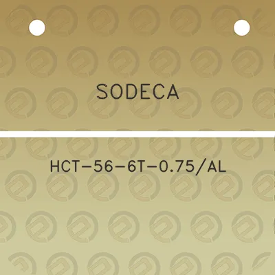 sodeca-hct-56-6t-075al