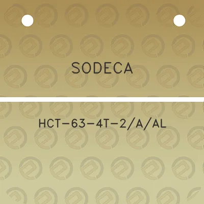 sodeca-hct-63-4t-2aal