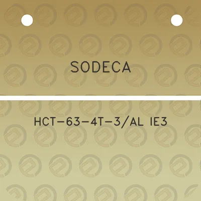 sodeca-hct-63-4t-3al-ie3