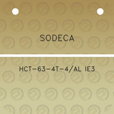 sodeca-hct-63-4t-4al-ie3