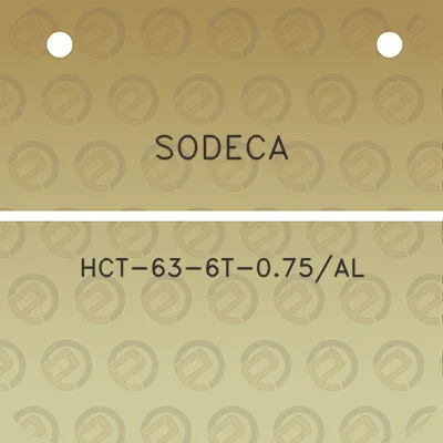 sodeca-hct-63-6t-075al