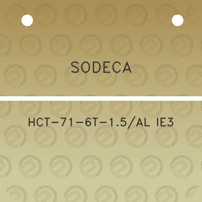 sodeca-hct-71-6t-15al-ie3