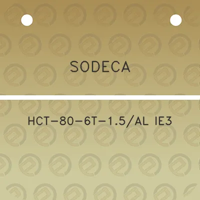 sodeca-hct-80-6t-15al-ie3