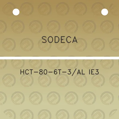 sodeca-hct-80-6t-3al-ie3