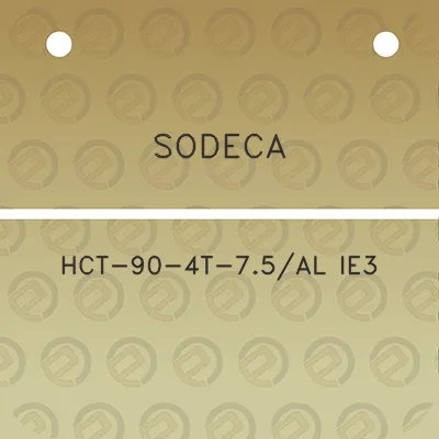 sodeca-hct-90-4t-75al-ie3