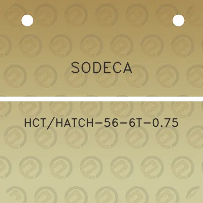 sodeca-hcthatch-56-6t-075