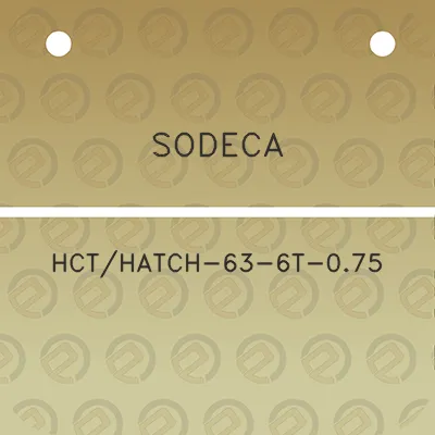 sodeca-hcthatch-63-6t-075