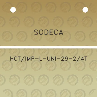 sodeca-hctimp-l-uni-29-24t