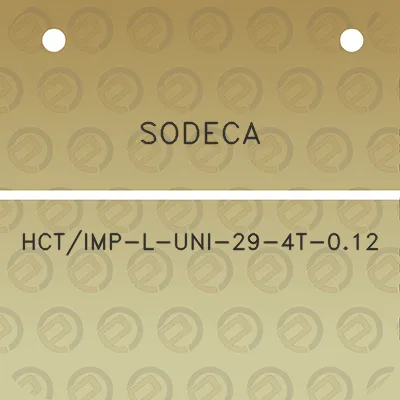 sodeca-hctimp-l-uni-29-4t-012