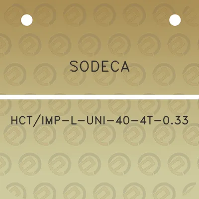 sodeca-hctimp-l-uni-40-4t-033