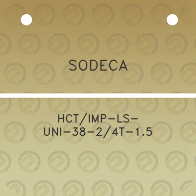 sodeca-hctimp-ls-uni-38-24t-15