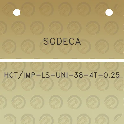 sodeca-hctimp-ls-uni-38-4t-025