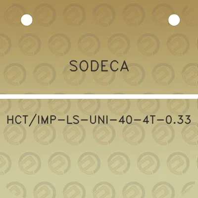 sodeca-hctimp-ls-uni-40-4t-033