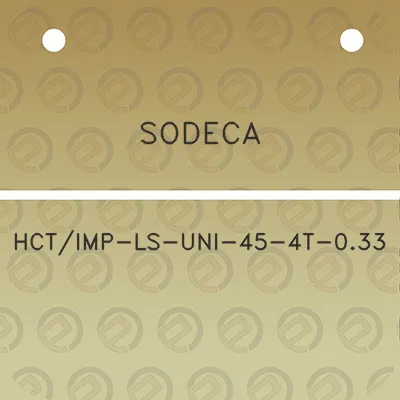 sodeca-hctimp-ls-uni-45-4t-033