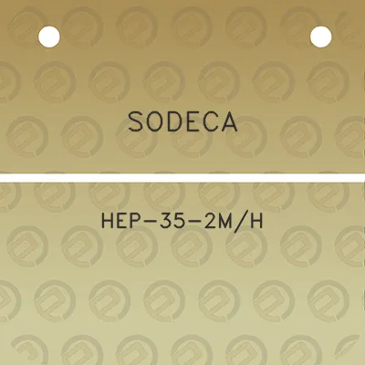 sodeca-hep-35-2mh