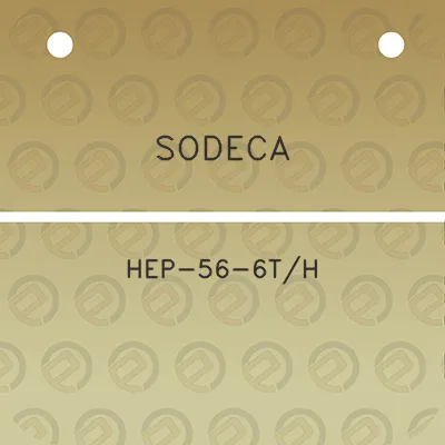 sodeca-hep-56-6th